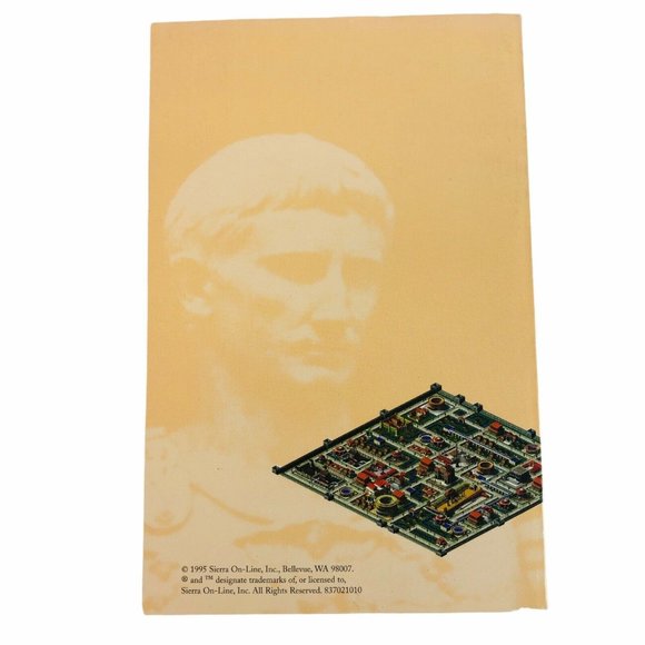 Caesar II Game Manual For Sierra RPG Strategy Reference Softcover Vintage - Picture 2 of 7